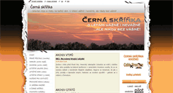 Desktop Screenshot of cernaskrinka.net